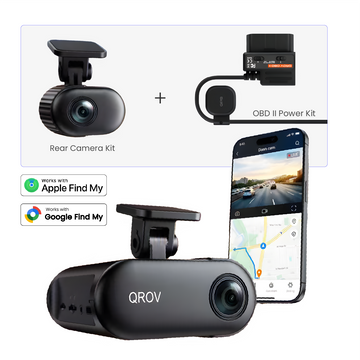 Bundle: ULTRA PRO LTE with Find My + Rear Camera Kit + OBD-II Power Kit with GPS