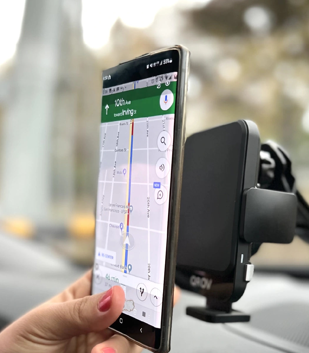 QROV Max – Universal Magnetic Wireless Charger Mount