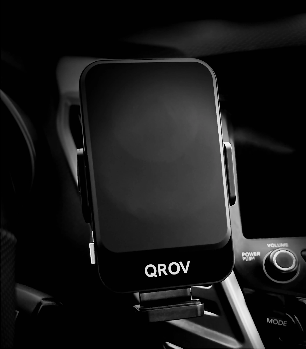 QROV Max – Universal Magnetic Wireless Charger Mount